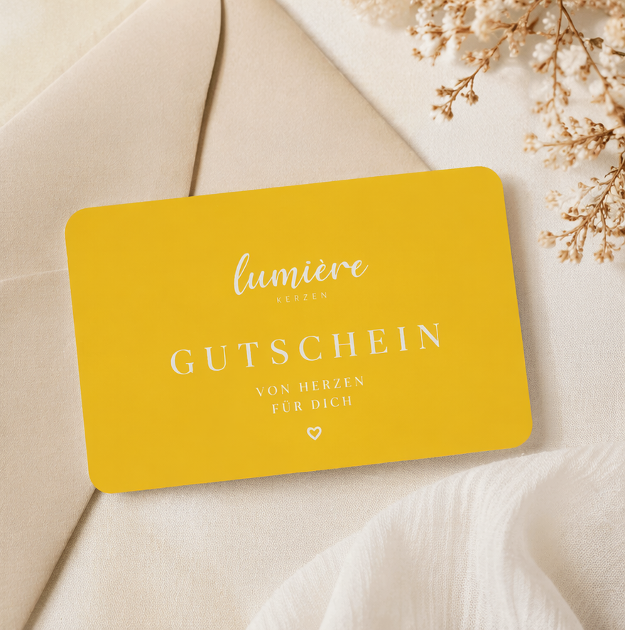 LUMIERETHECANDLE GESCHENKGUTSCHEIN
