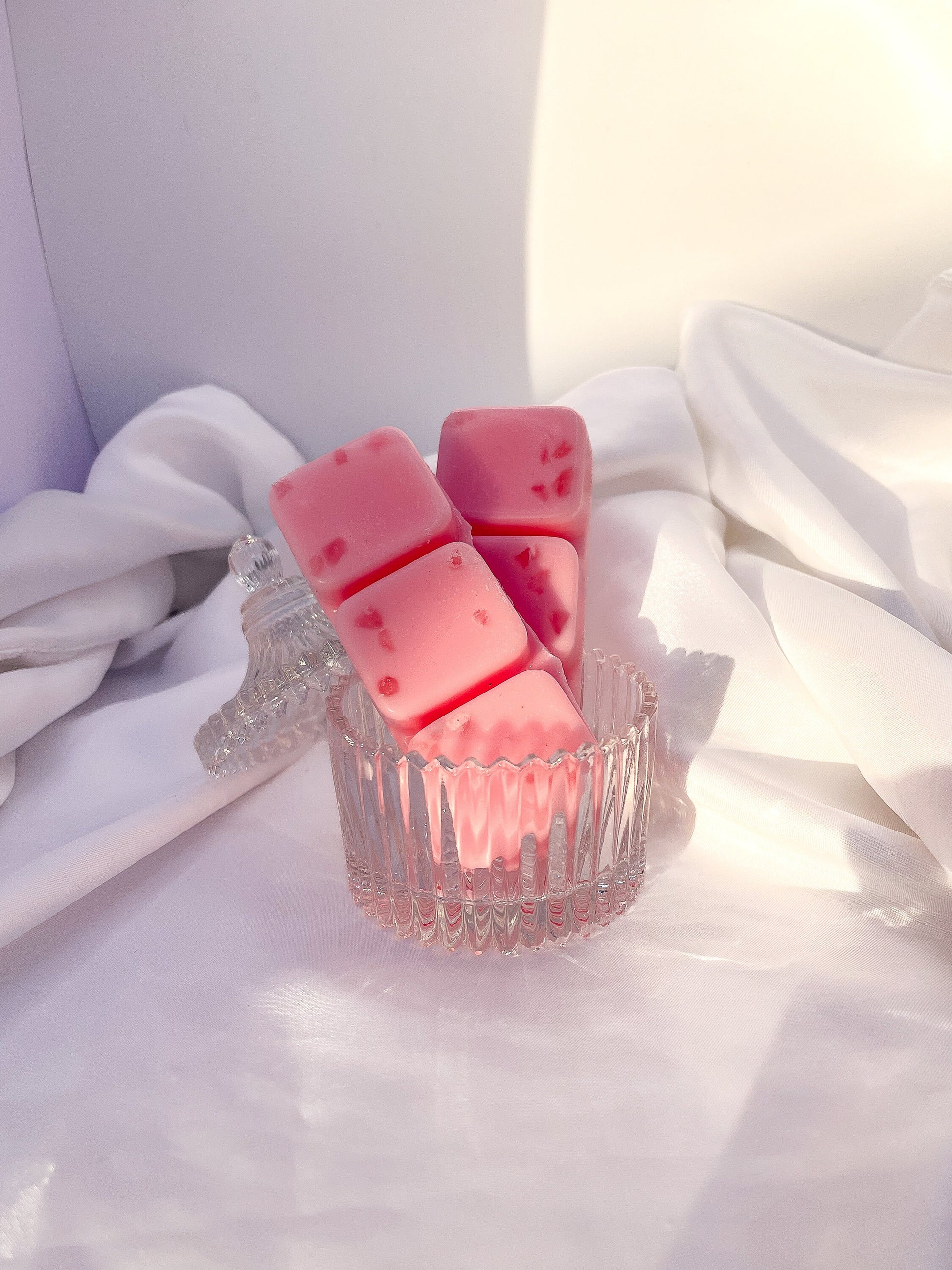 waxmelts, raumduft happy birthday buttercream strawberry sugar rose quarz